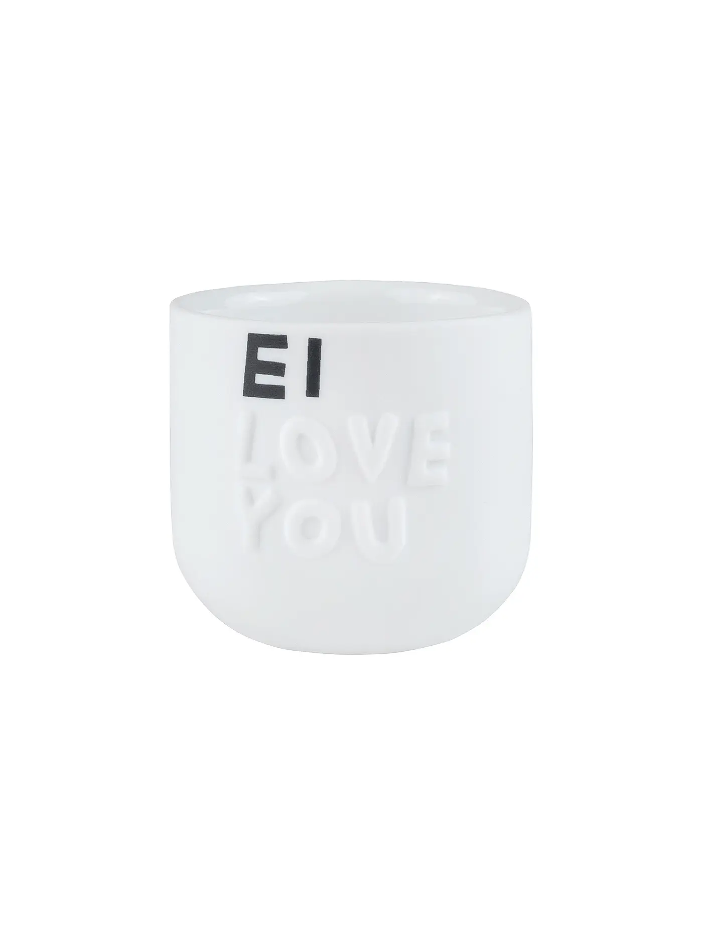 RAEDER | Eierbecher EI LOVE YOU Weiss | 